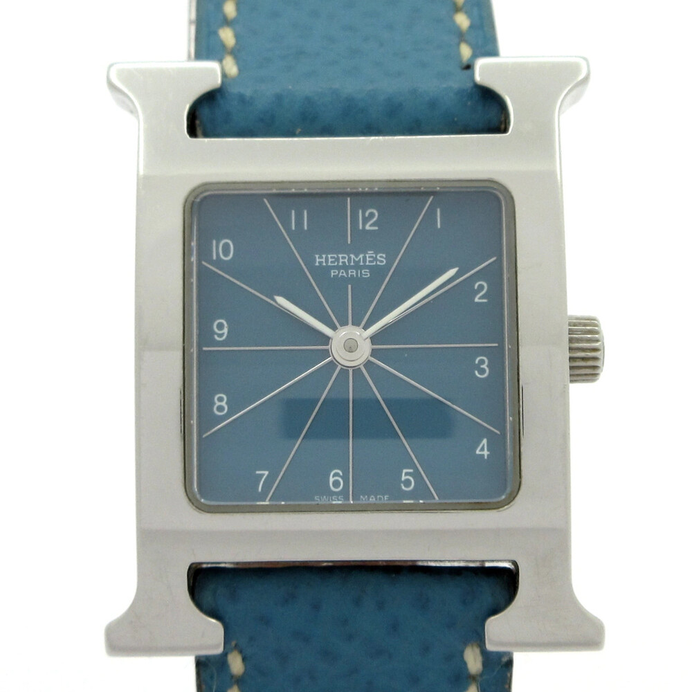Hermes H Watch 1****** Light Blue #351582H12B